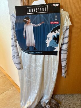 Bride of Frankenstein Kids Costume - Silver/Gray